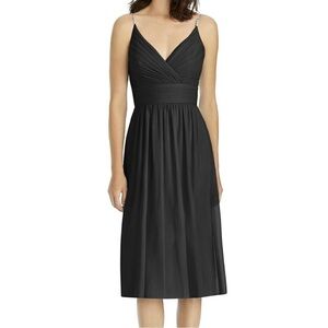 Jenny Packham Rhinestone Strap Short Bridesmaid Dress black NWT 8
